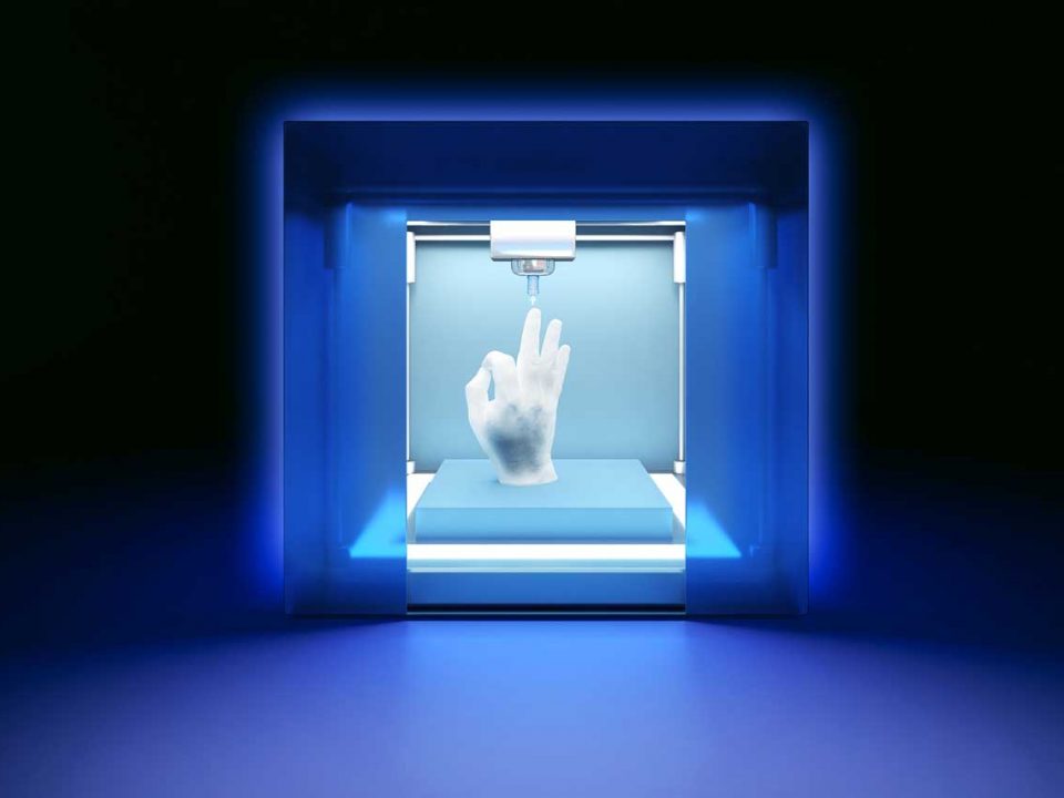 3D tlač ruky