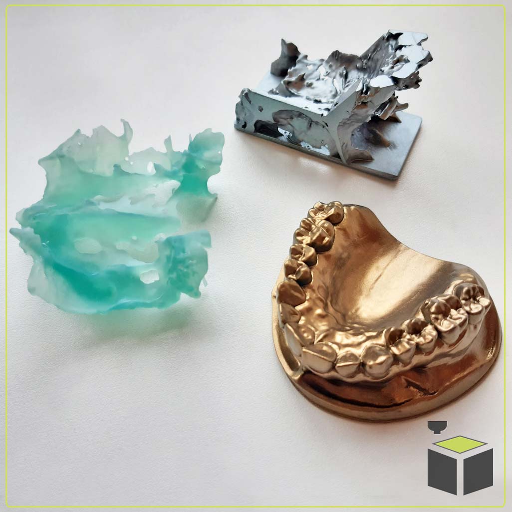 Živicová 3D tlač zubárskych pomôcok