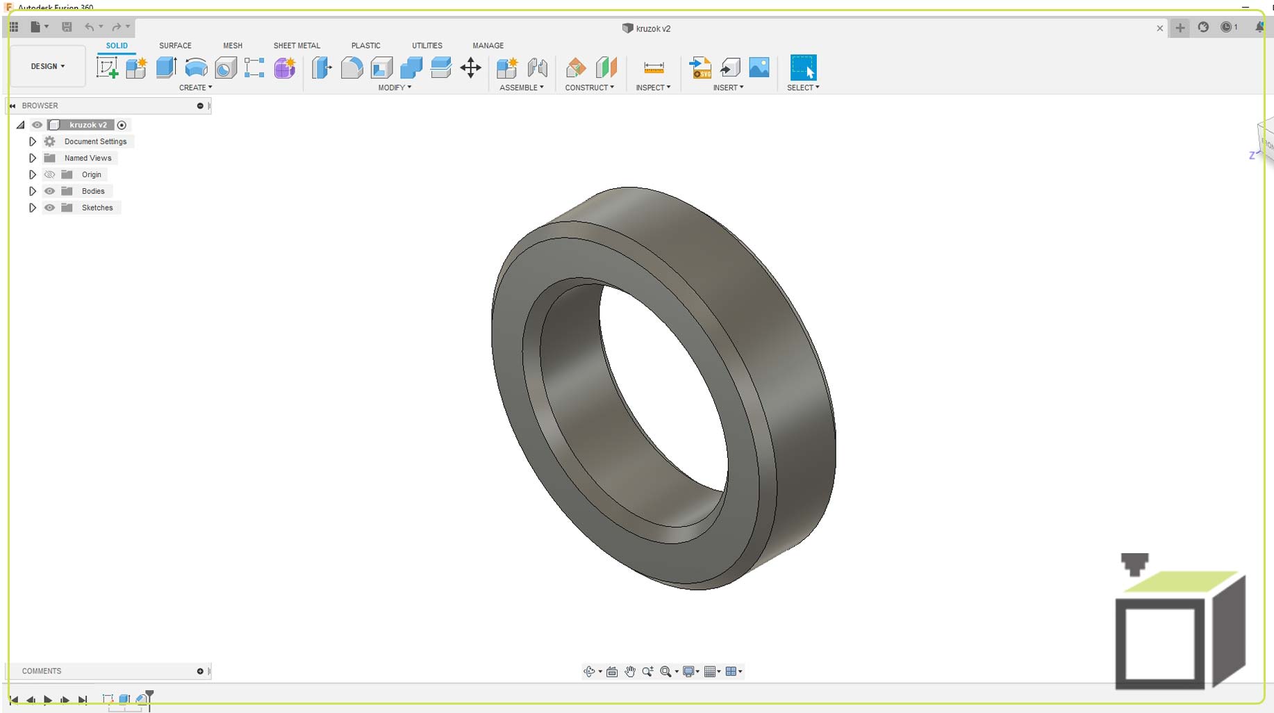 Fusion 360 Modelovanie